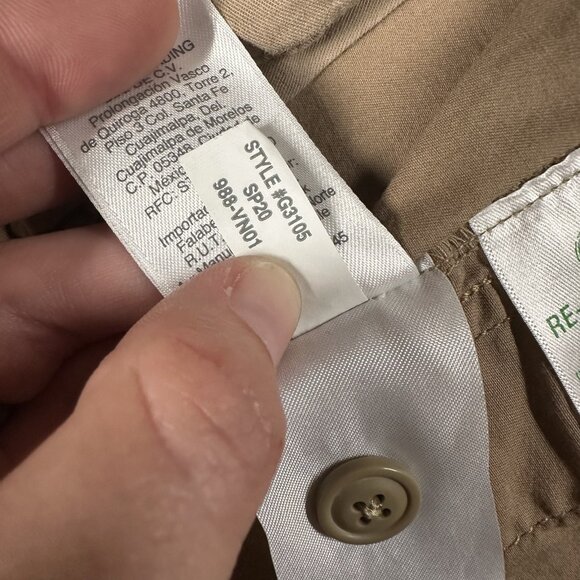 J Crew Shorts Mens Large Khaki Tan Drawstring Casual Elastic Waist Re-Imagined - Picture 6 of 10